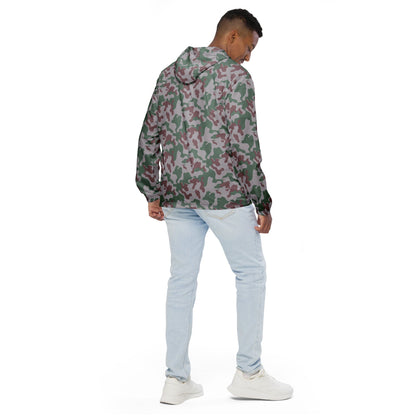 Lithuanian Three Color Amoeba CAMO Men’s windbreaker - Mens Windbreaker