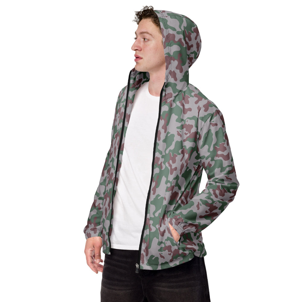 Lithuanian Three Color Amoeba CAMO Men’s windbreaker - XS - Mens Windbreaker