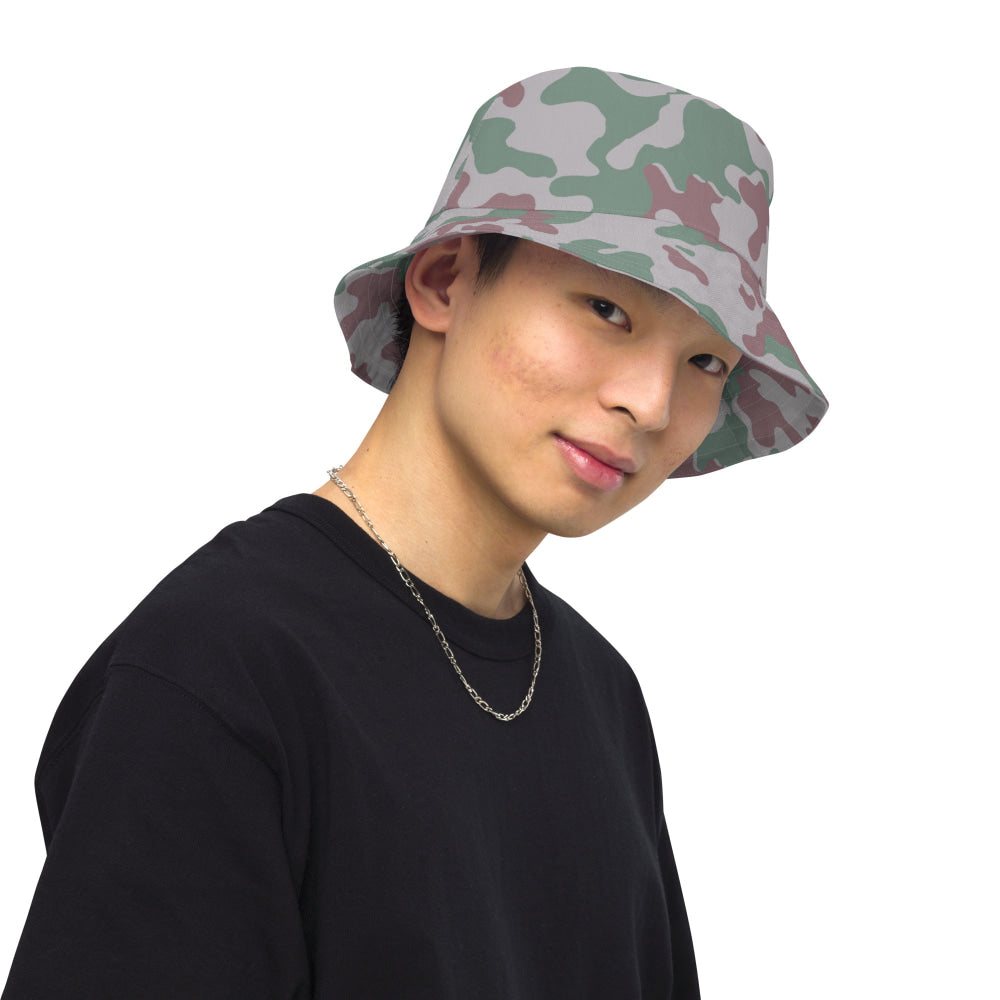 Lithuanian Three Color Amoeba CAMO Reversible bucket hat