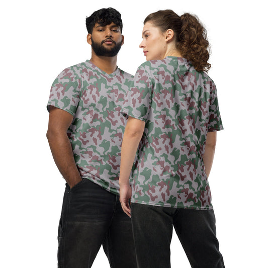 Lithuanian Three Color Amoeba CAMO unisex sports jersey - 2XS - Unisex Sports Jersey