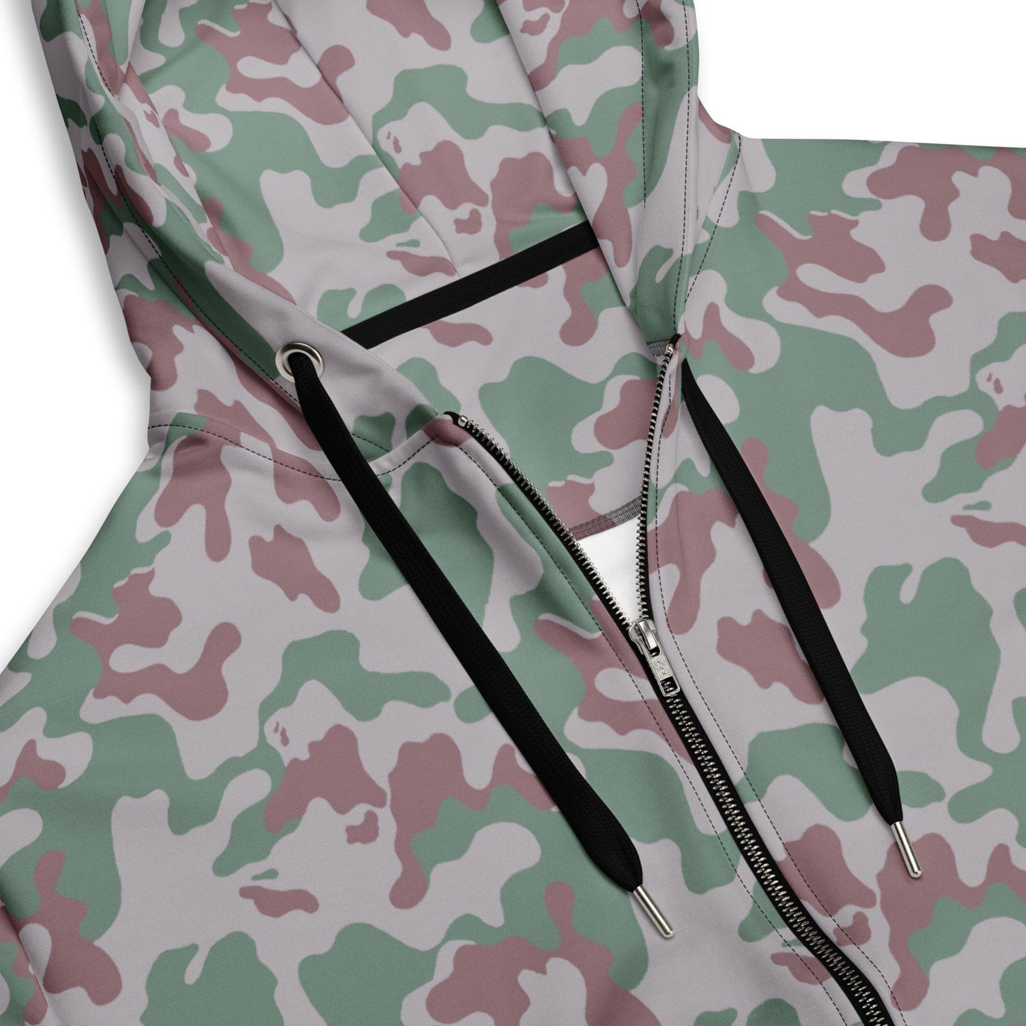 Lithuanian Three Color Amoeba CAMO Unisex zip hoodie - Zip Hoodie