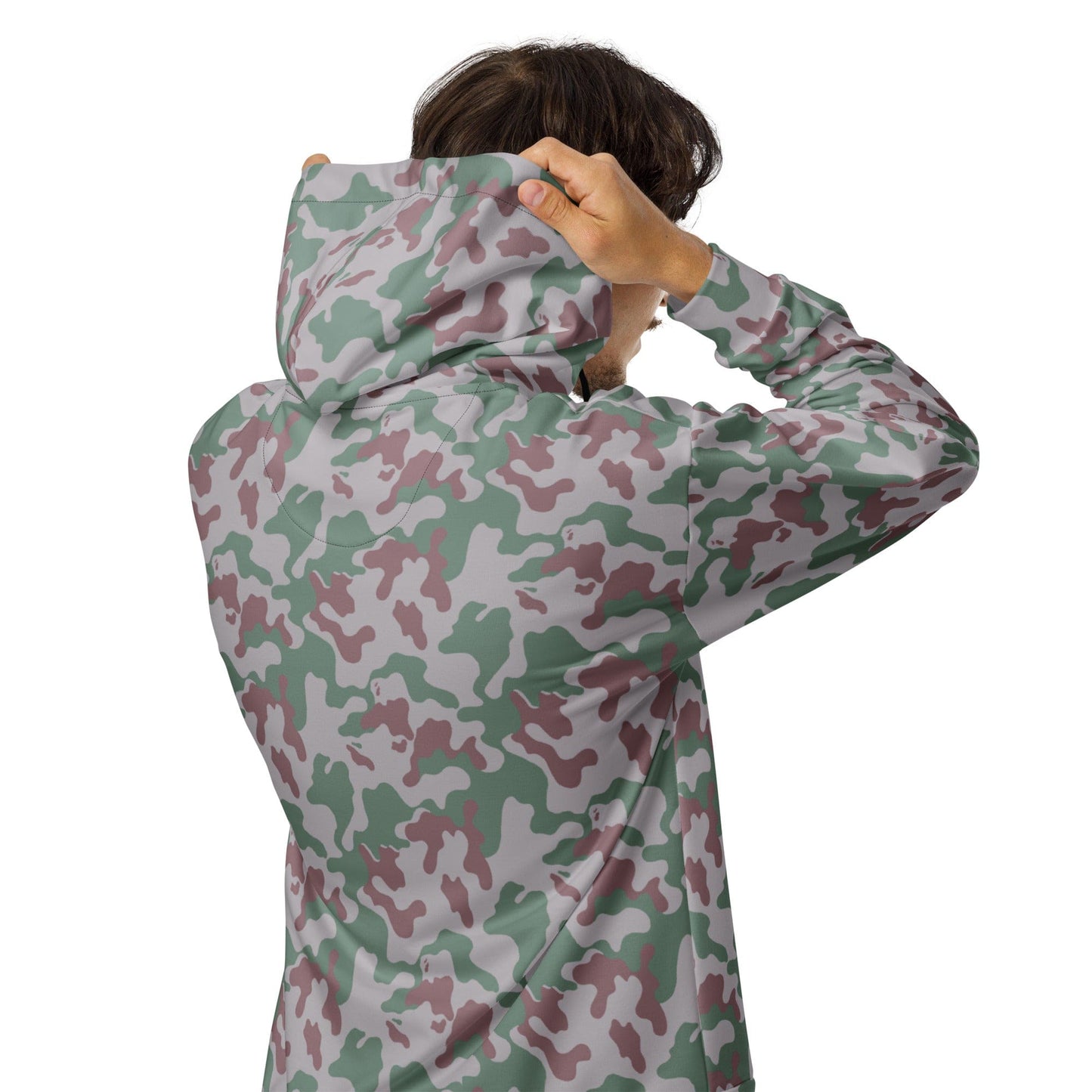 Lithuanian Three Color Amoeba CAMO Unisex zip hoodie - Zip Hoodie