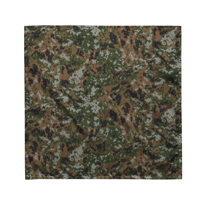 Waldtarndruck Luxembourg Woodland CAMO Bandana - M - Head