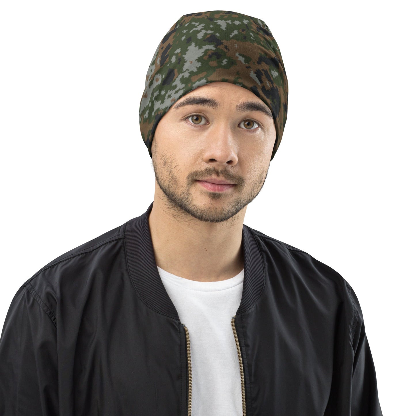 Luxembourg Waldtarndruck CAMO Beanie - S - Beanies