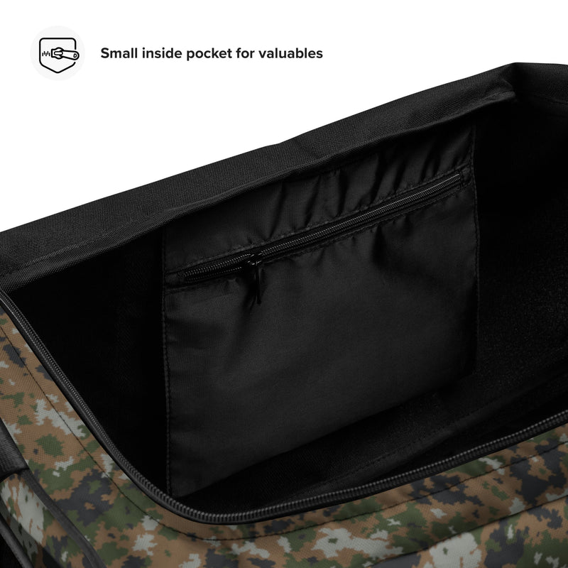 Waldtarndruck Luxembourg Woodland CAMO Duffle Bag