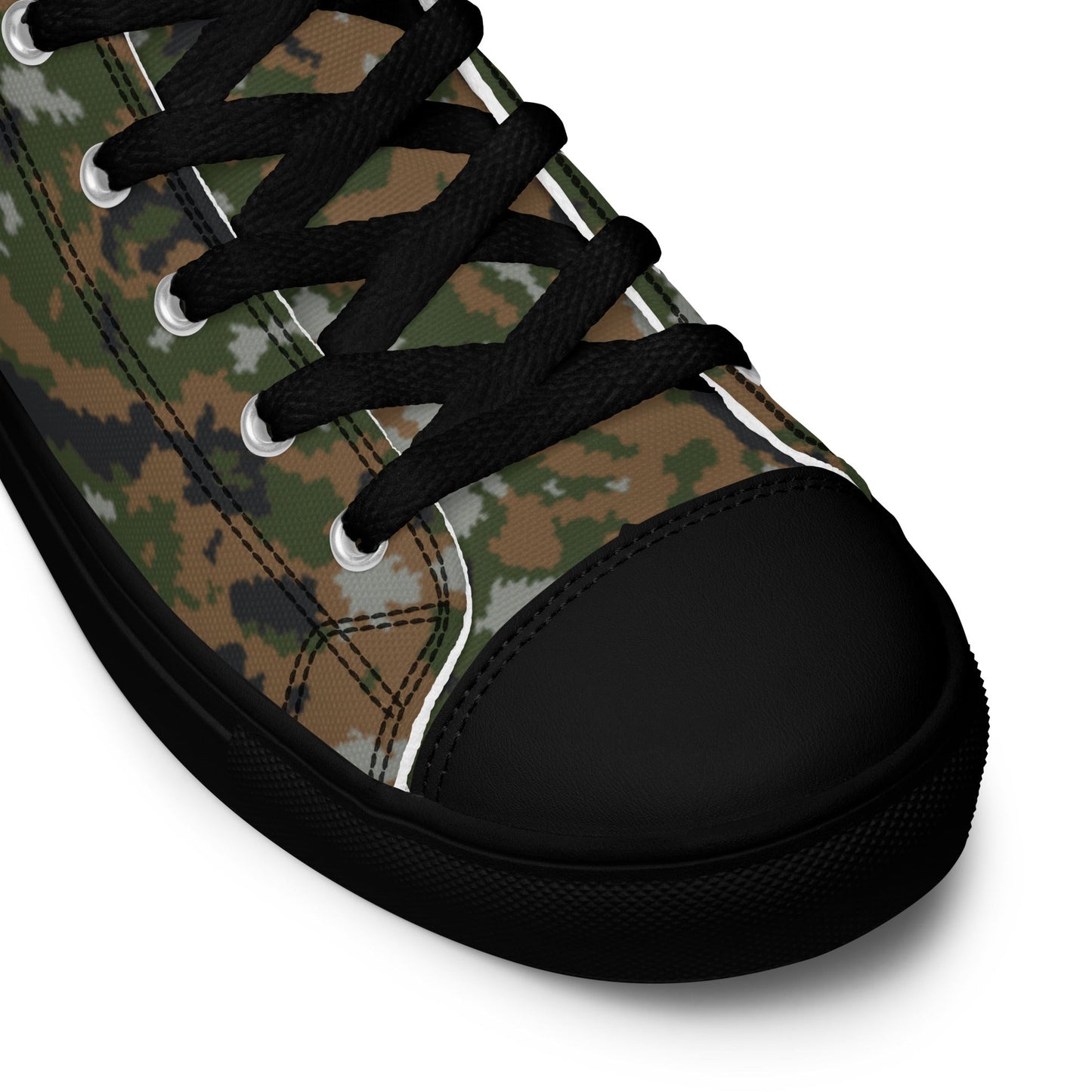 Luxembourg Waldtarndruck CAMO Mens high top canvas shoes - High Top Canvas Shoes
