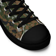 Waldtarndruck Luxembourg Woodland CAMO Mens High-Top Canvas Shoes