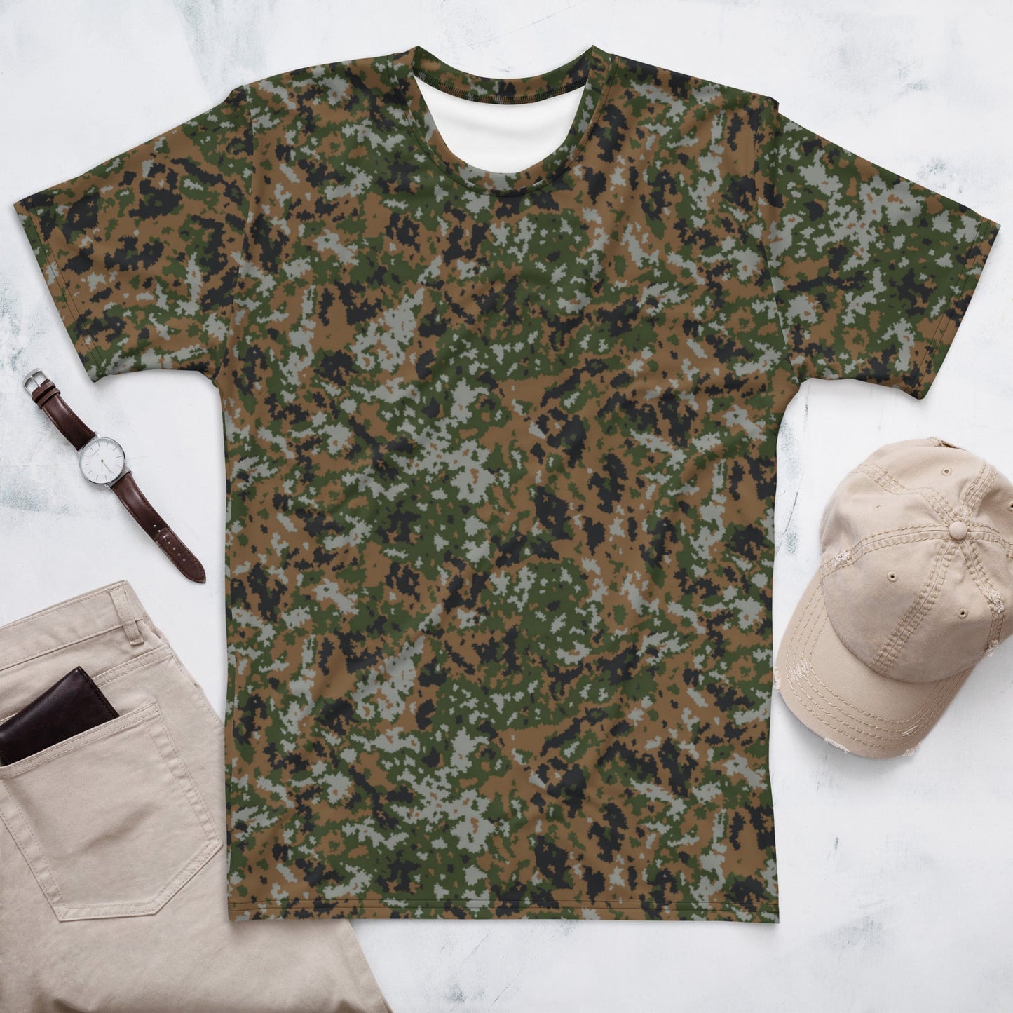 Luxembourg Waldtarndruck CAMO Mens t-shirt - XS - T-Shirts