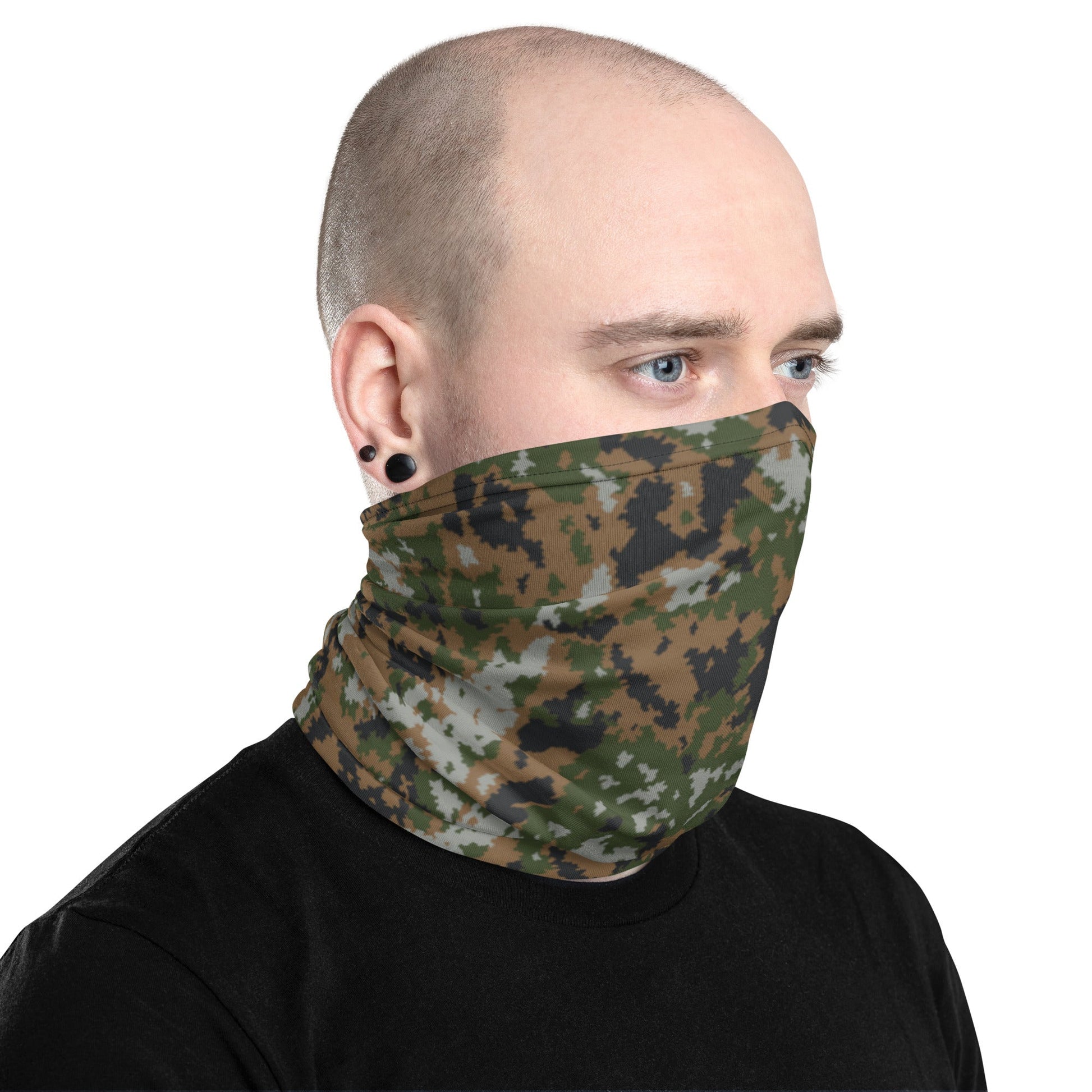 Luxembourg Waldtarndruck CAMO Neck Gaiter Gaiters