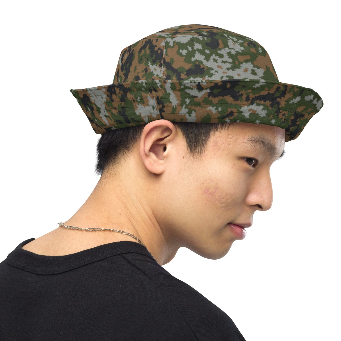 Luxembourg Waldtarndruck CAMO Reversible Bucket Hat