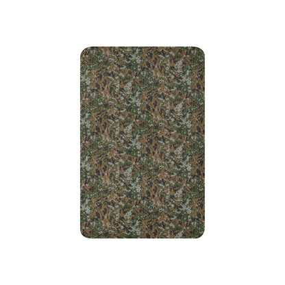 Luxembourg Waldtarndruck CAMO Sherpa Blanket
