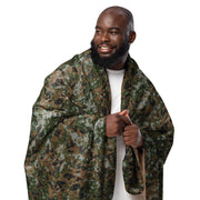 Waldtarndruck Luxembourg Woodland CAMO Sherpa Blanket