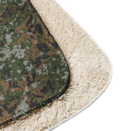 Luxembourg Waldtarndruck CAMO Sherpa Blanket