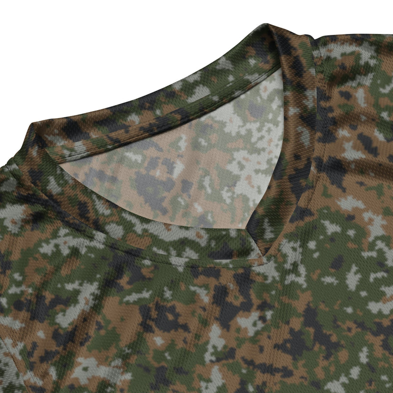 Waldtarndruck Luxembourg Woodland CAMO Unisex Basketball Jersey