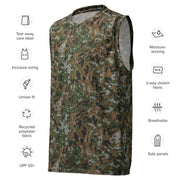 Waldtarndruck Luxembourg Woodland CAMO Unisex Basketball Jersey