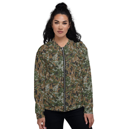 Luxembourg Waldtarndruck CAMO Unisex Bomber Jacket - Jackets