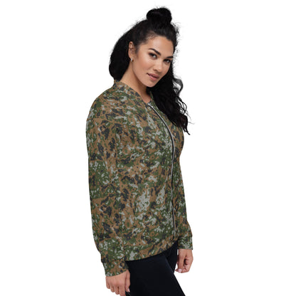 Luxembourg Waldtarndruck CAMO Unisex Bomber Jacket - Jackets