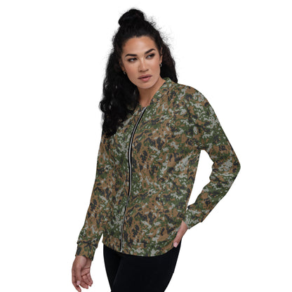 Luxembourg Waldtarndruck CAMO Unisex Bomber Jacket - Jackets