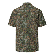 Waldtarndruck Luxembourg Woodland CAMO Unisex Short-Sleeve Button Shirt - Button-Up
