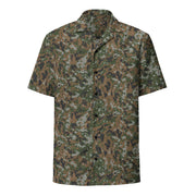 Waldtarndruck Luxembourg Woodland CAMO Unisex Short-Sleeve Button Shirt - Button-Up