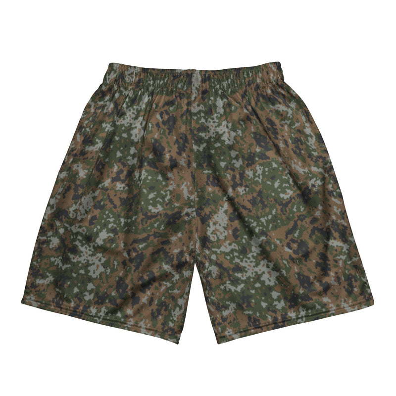 Waldtarndruck Luxembourg Woodland CAMO Unisex Mesh Shorts