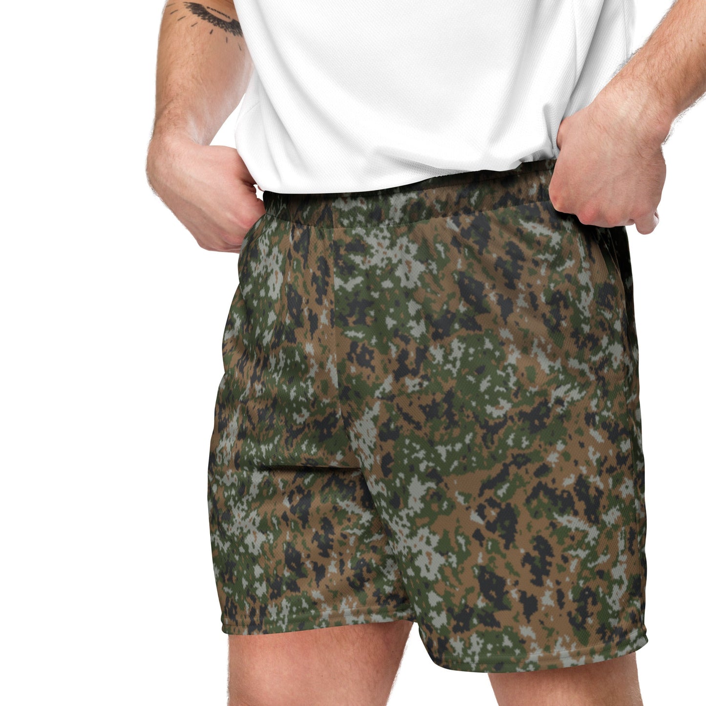 Luxembourg Waldtarndruck CAMO Unisex mesh shorts - Mesh Shorts
