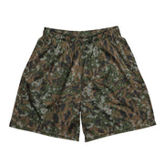 Waldtarndruck Luxembourg Woodland CAMO Unisex Mesh Shorts - 2XS