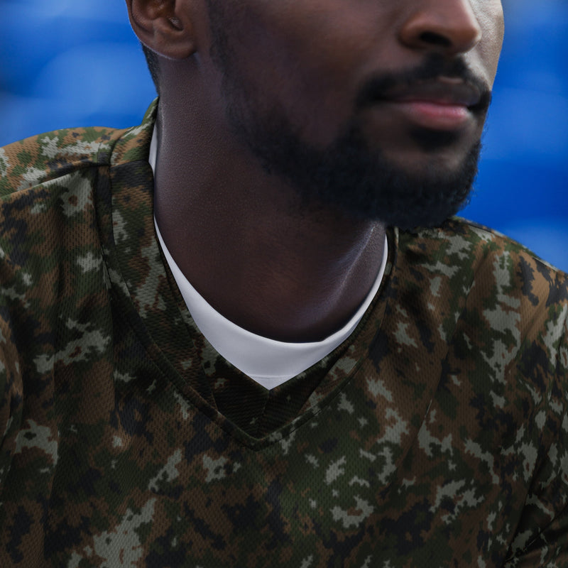 Waldtarndruck Luxembourg Woodland CAMO Unisex Sports Jersey