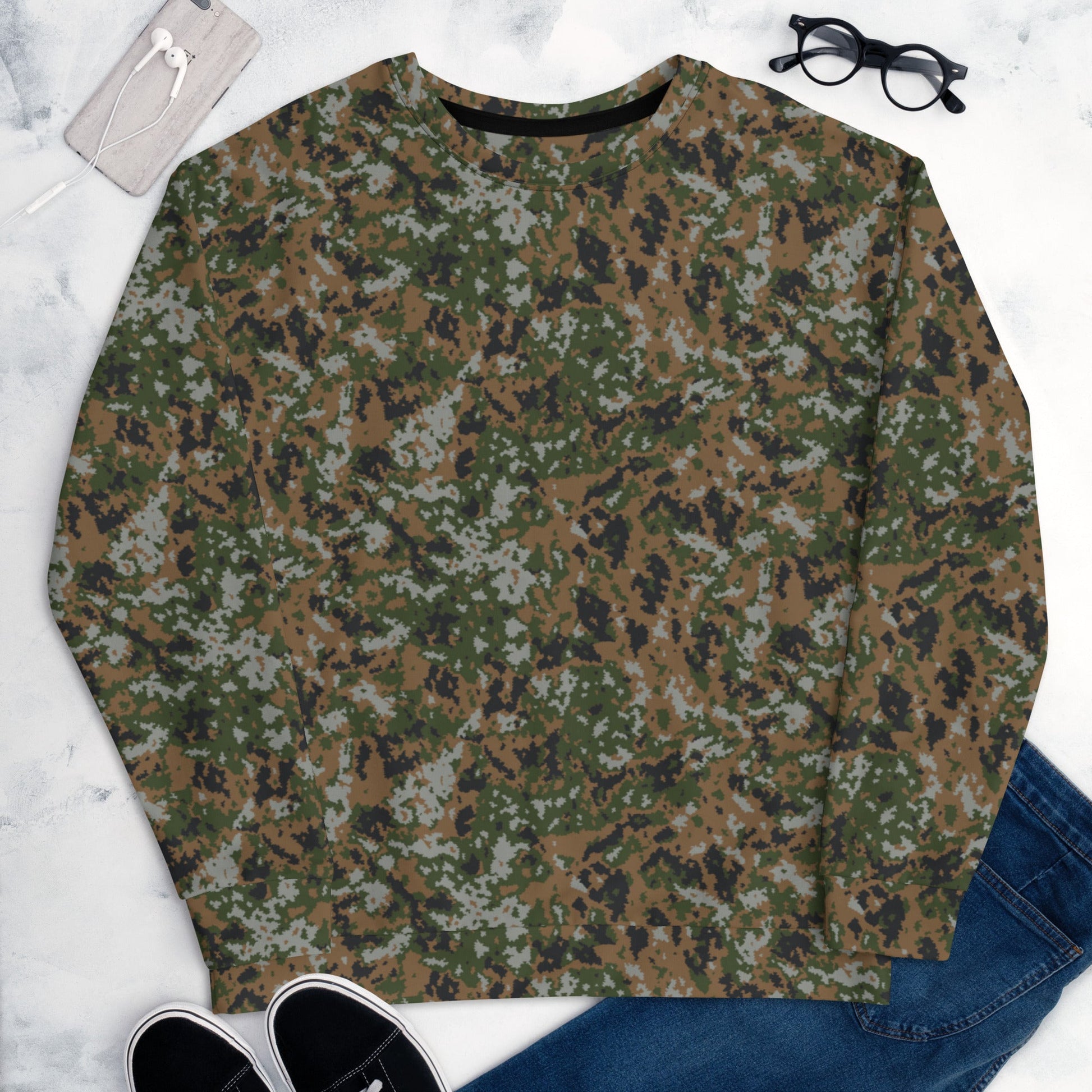 Luxembourg Waldtarndruck CAMO Unisex Sweatshirt - Sweatshirts