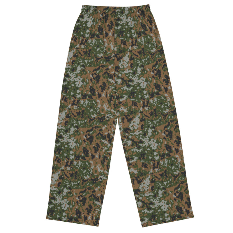 Waldtarndruck Luxembourg Woodland CAMO Unisex Wide-Leg Leisure Pants - Pant