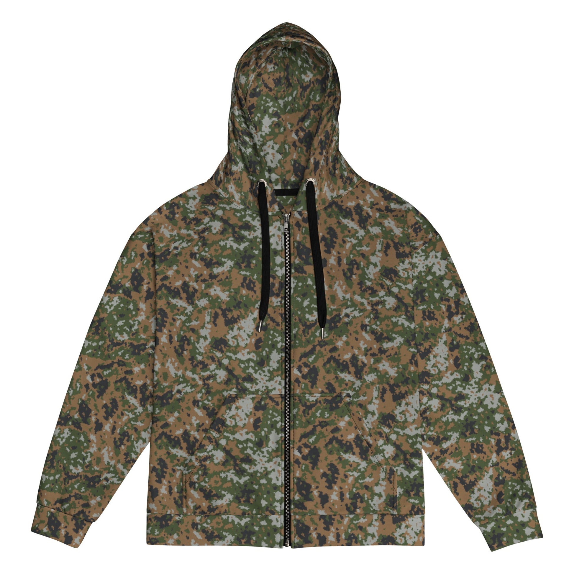 Luxembourg Waldtarndruck CAMO Unisex zip hoodie - 2XS - Zip Hoodies