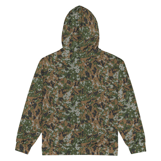 Luxembourg Waldtarndruck CAMO Unisex zip hoodie - Zip Hoodies