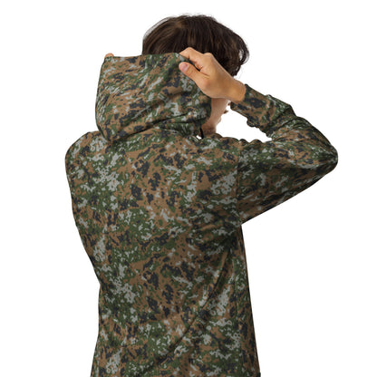 Luxembourg Waldtarndruck CAMO Unisex zip hoodie - Zip Hoodies