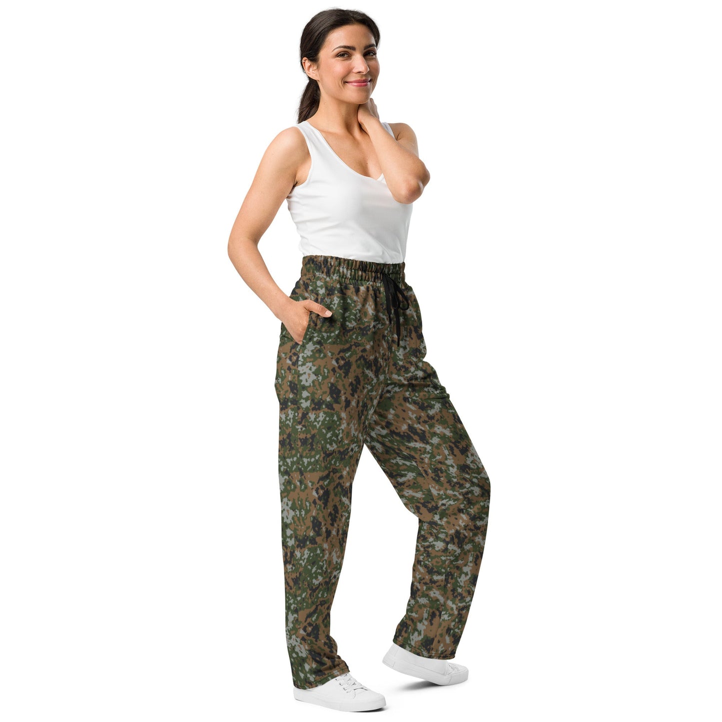 Luxembourg Waldtarndruck CAMO Wide-leg joggers - Joggers