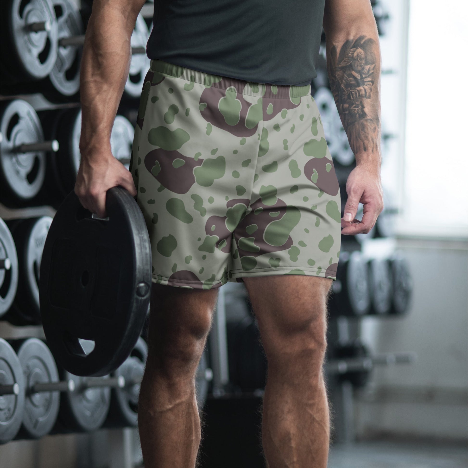 Maclaren Experimental CAMO Unisex Athletic Long Shorts - 2XS