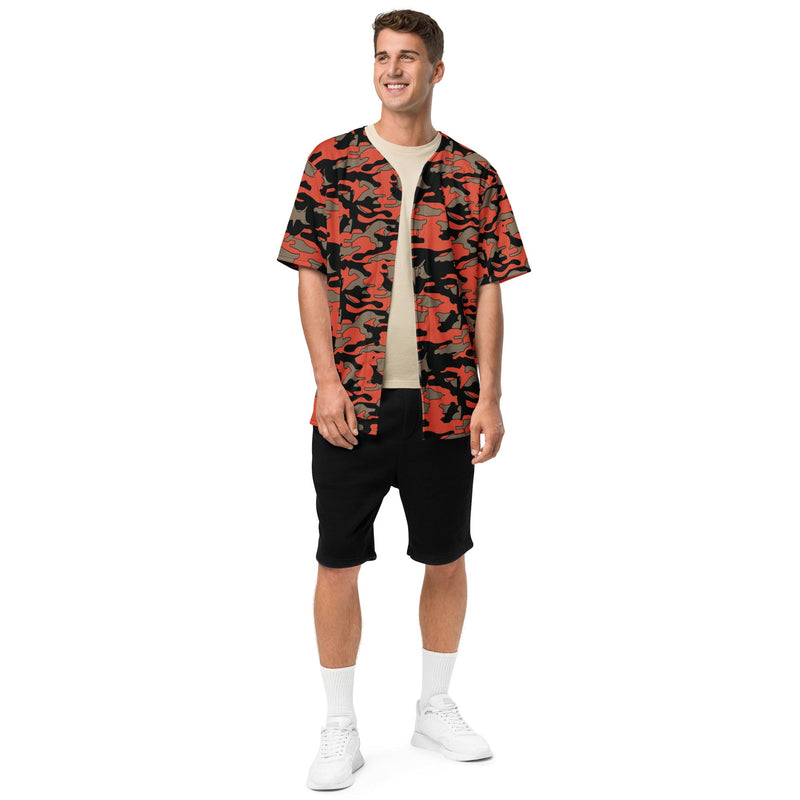Firefighter Ember Rescue CAMO Unisex Baseball Jersey