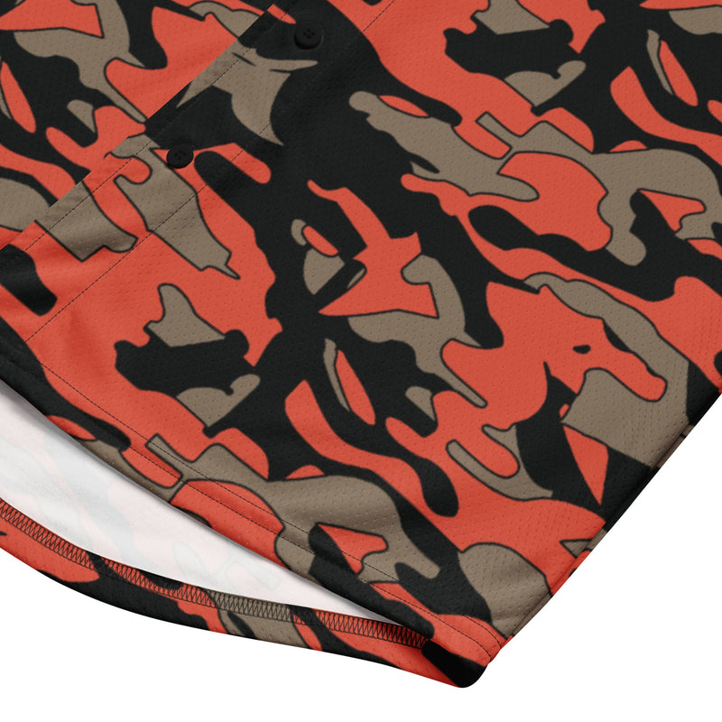 Firefighter Ember Rescue CAMO Unisex Baseball Jersey