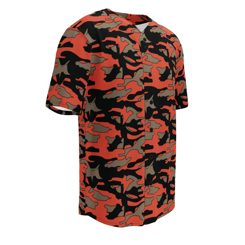 Firefighter Ember Rescue CAMO Unisex Baseball Jersey