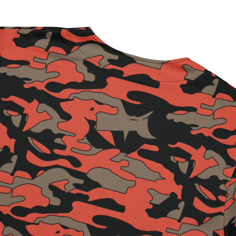 Firefighter Ember Rescue CAMO Unisex Baseball Jersey