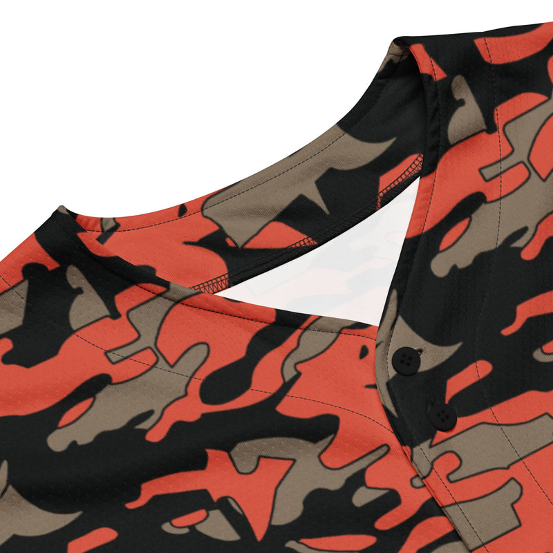 Firefighter Ember Rescue CAMO Unisex Baseball Jersey