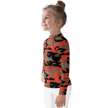 Malaysian BOMBA Firefighter CAMO Kids Rash Guard