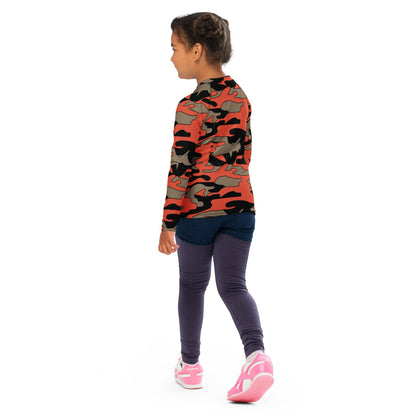 Malaysian BOMBA Firefighter CAMO Kids Rash Guard