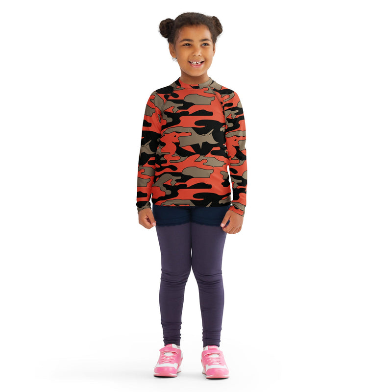 Firefighter Ember Rescue CAMO Kids Rash Guard