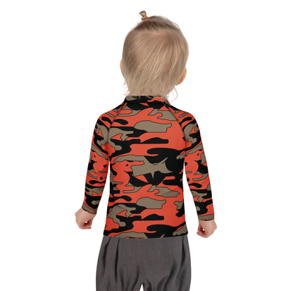 Malaysian BOMBA Firefighter CAMO Kids Rash Guard