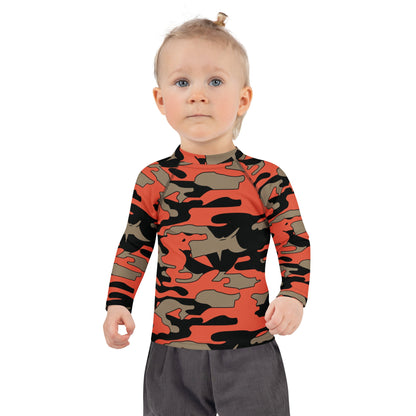 Malaysian BOMBA Firefighter CAMO Kids Rash Guard