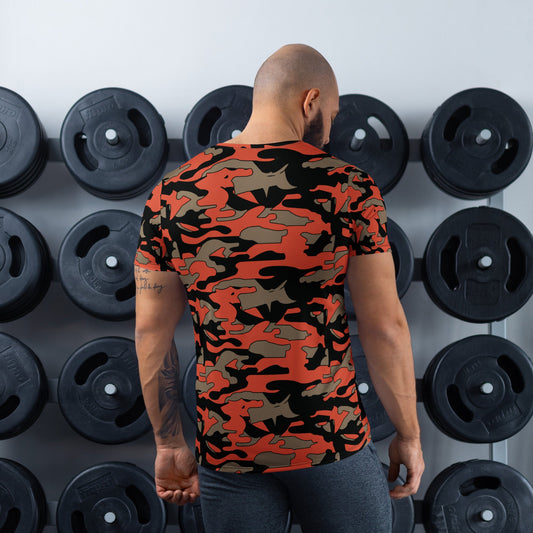 Malaysian BOMBA Firefighter CAMO Mens athletic t-shirt - Athletic T-Shirts