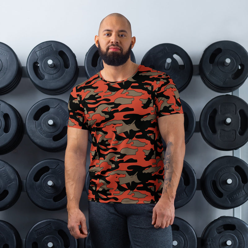 Firefighter Ember Rescue CAMO Mens Athletic T-Shirt - XS - Shirt