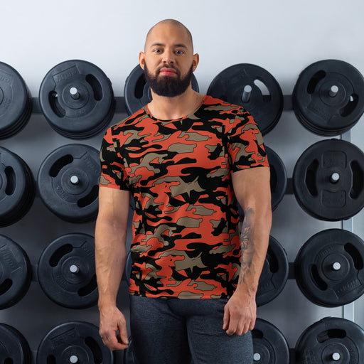Firefighter Ember Rescue CAMO Mens Athletic T-Shirt - XS - Shirt