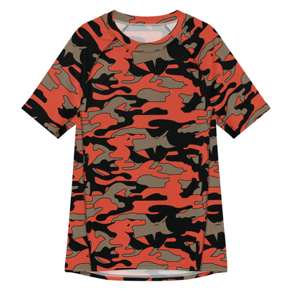 Malaysian BOMBA Firefighter CAMO Mens Short-Sleeve Rash Guard - 2XS - Short-sleeve Guards