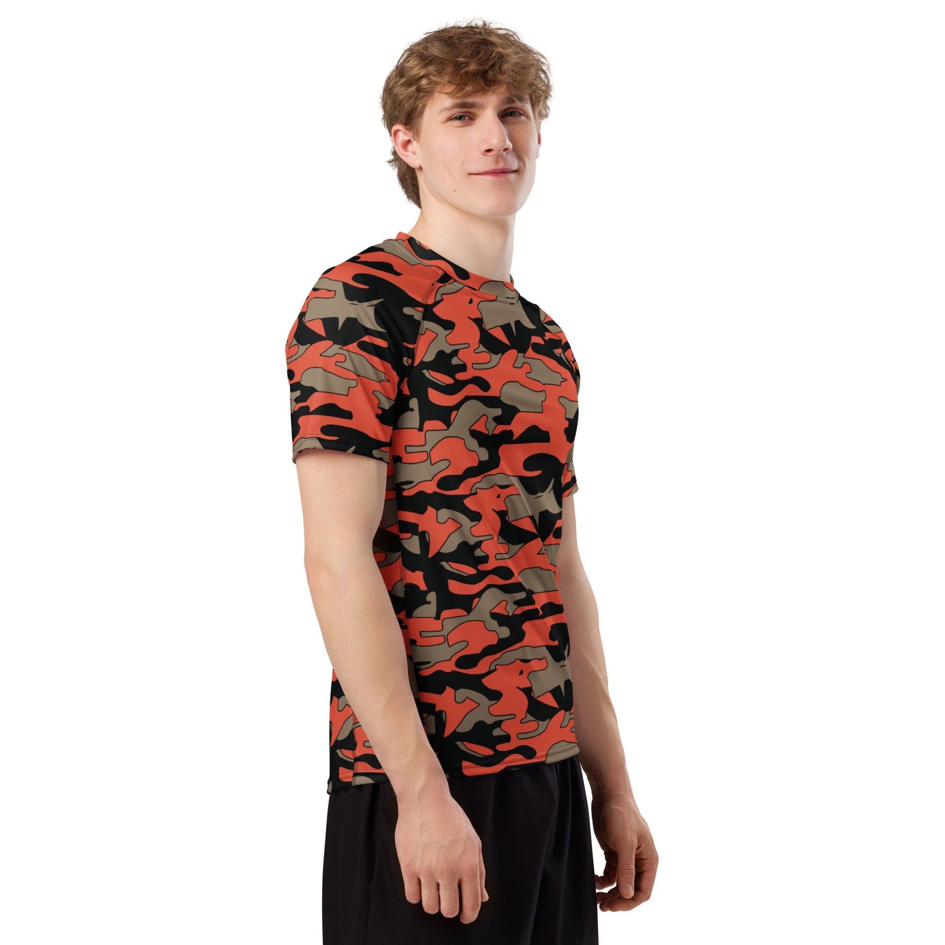 Malaysian BOMBA Firefighter CAMO Mens Short-Sleeve Rash Guard - Short-sleeve Guards